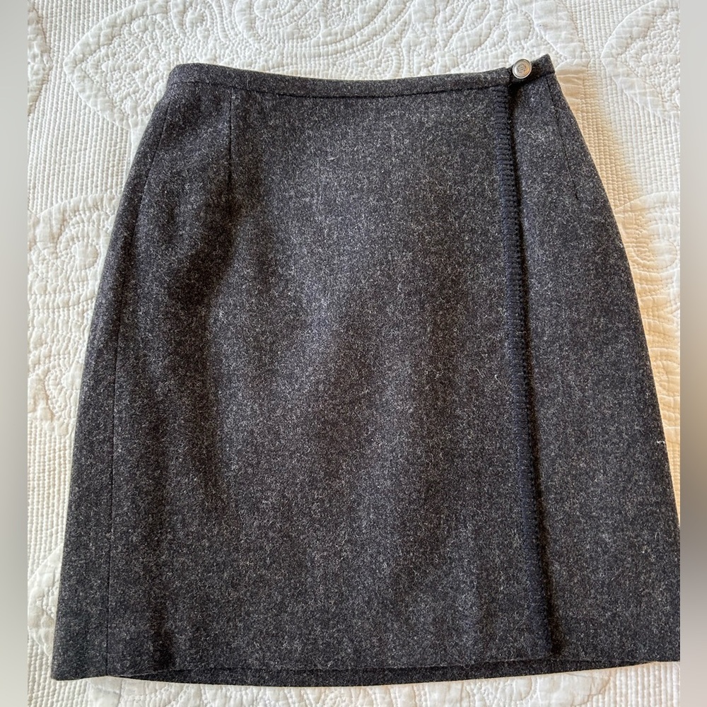 Eddie Bauer Wool Wrap Skirt